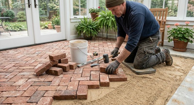 Brick Porch Installation in Boston, MA